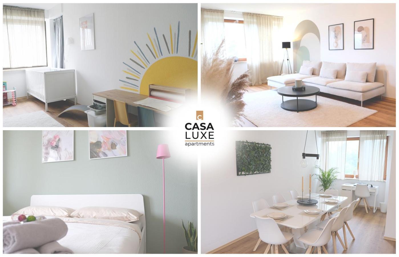 Casa Luxe - 120Qm - Zentral - Familienfreundlich - Parkplatz - 5Km Zum Legoland Günzburg Exterior foto